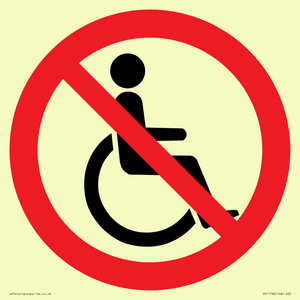 P914 Prohibition: No disabled access